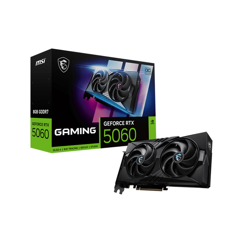 کارت گرافیک ام اس آی مدل GeForce RTX 5060 8G GAMING OC